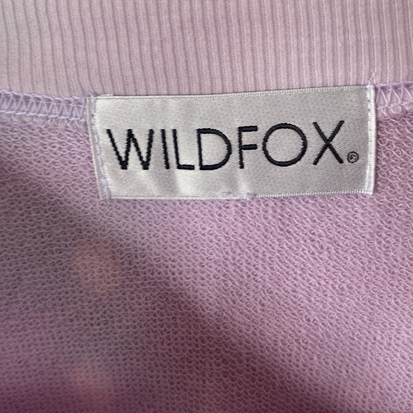 (A3) NWOT Wildfox Space queen, Sommers sweatshirt, lavender, Size Me - Picture 7 of 12